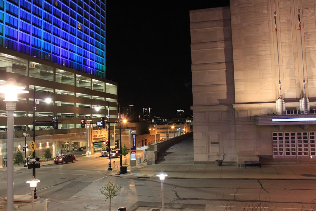 Crowne Plaza and the Municipal Auditorium by Brian Zurita