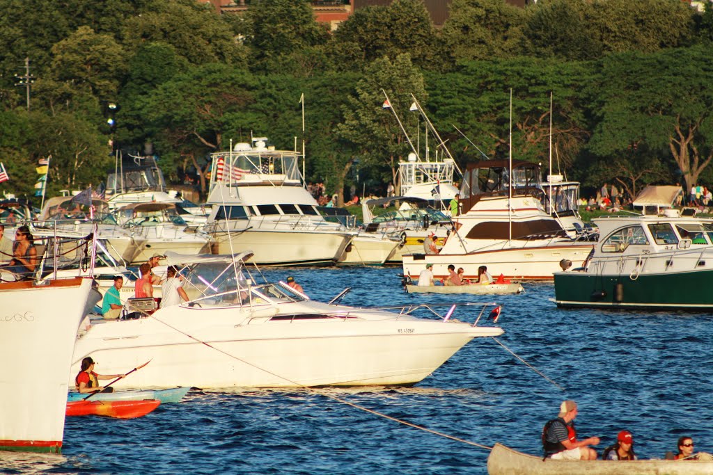 Boats on the Charles River by MementoMori