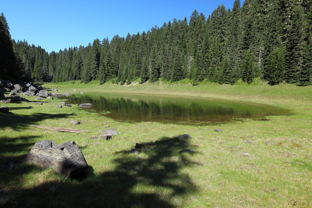 Small lake near top of Tumwater Mountain (south of trail) by Kris Minnear