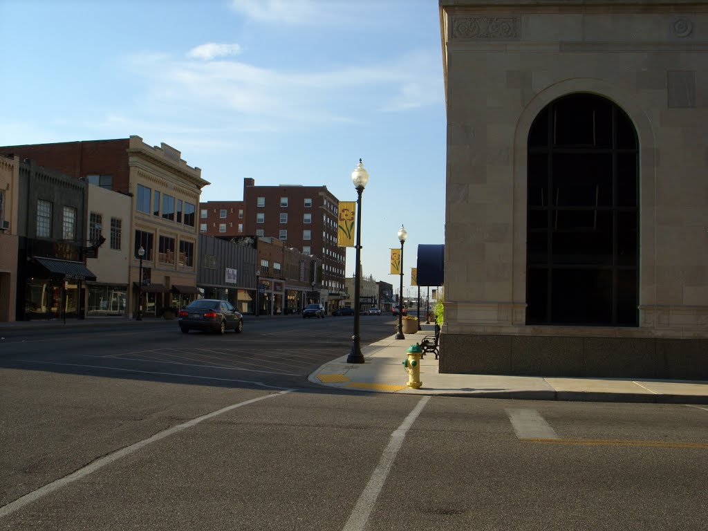 Looking north along Route 66 in Miami, OK by Chris_89