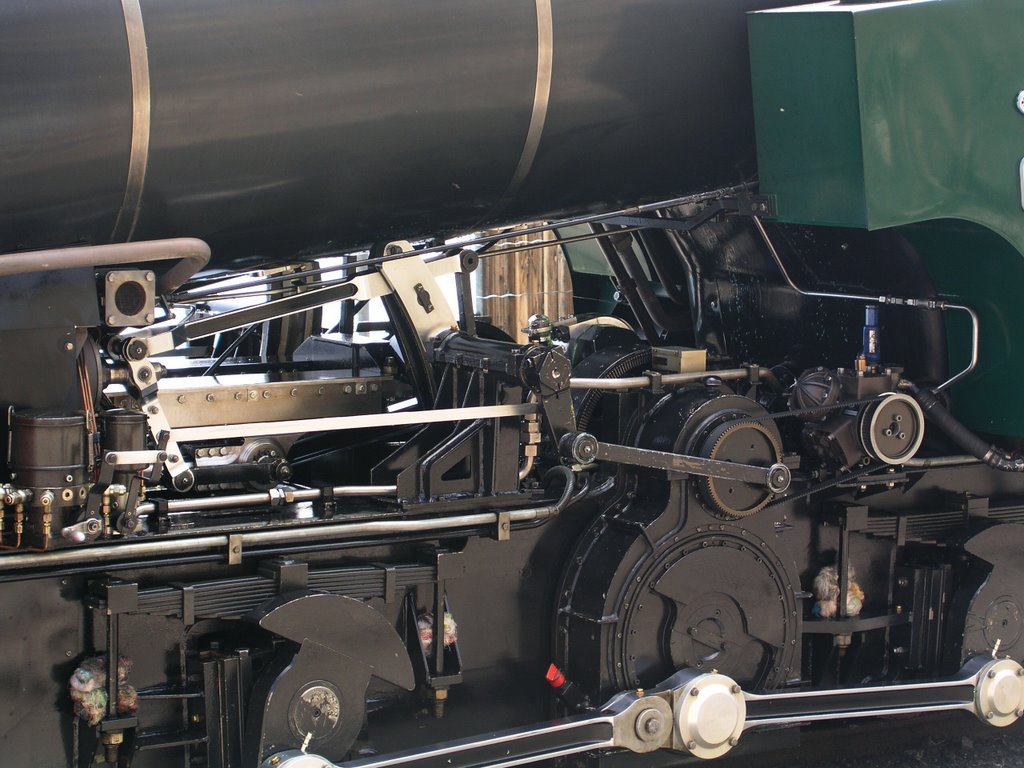 Detail Steamengine on locomotive no. 14 Brienzer Rothorn Bahn. Switzerland by thor☼odin™