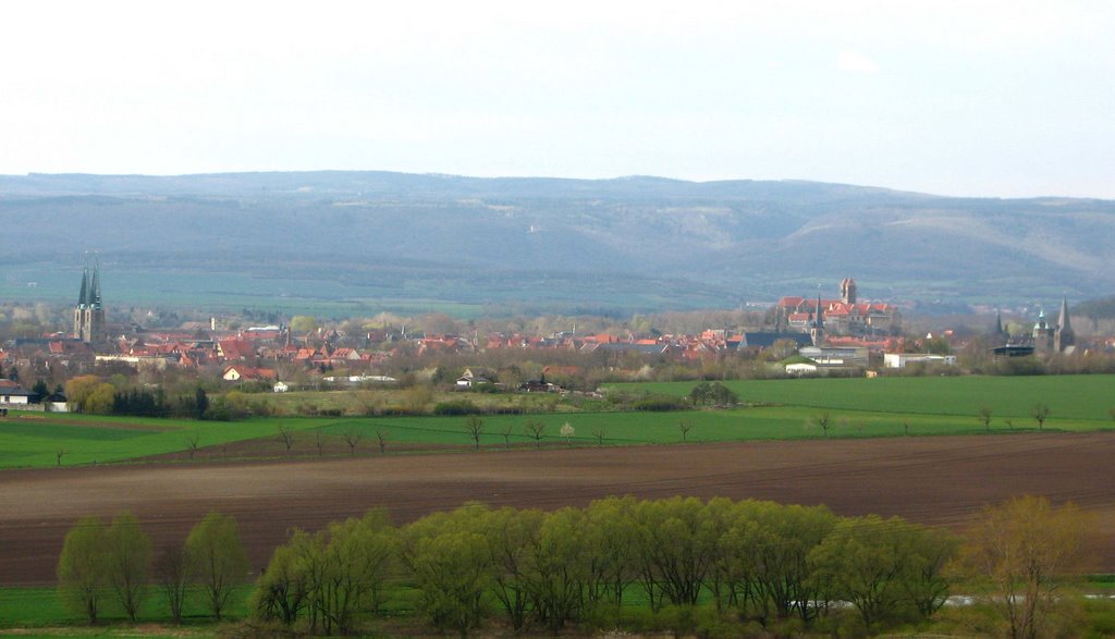 View to Quedlinburg by andreashouben