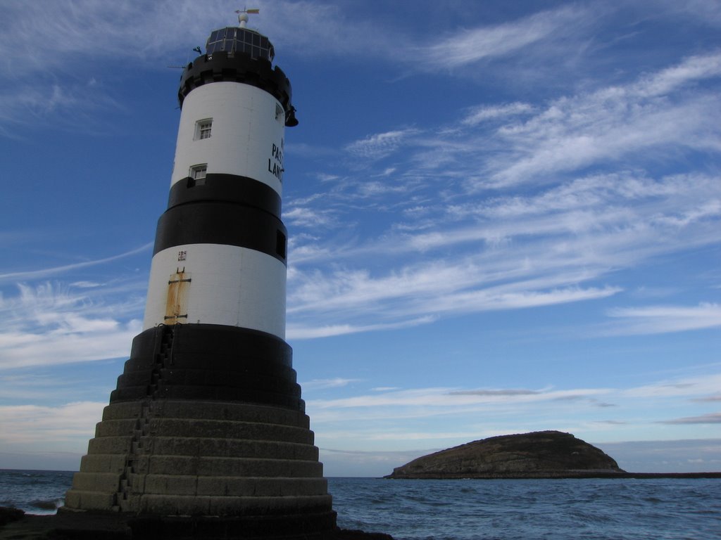 Penmon Point Lighthouse and Puffin Island by Camilo Mesias