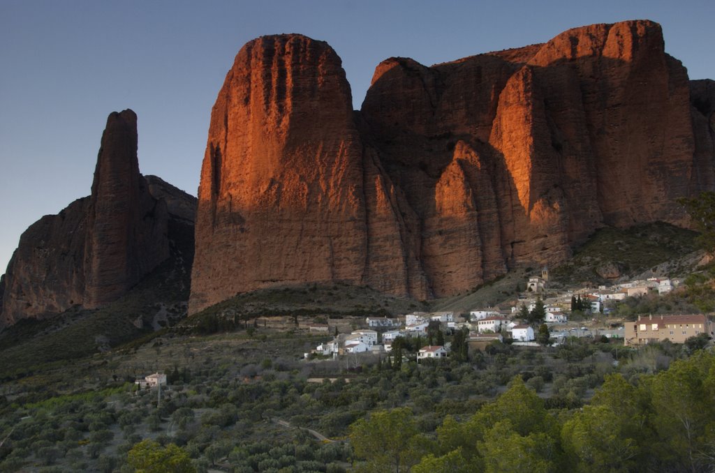 Las Peñas de Riglos, Huesca, Spain by J. Gschwender