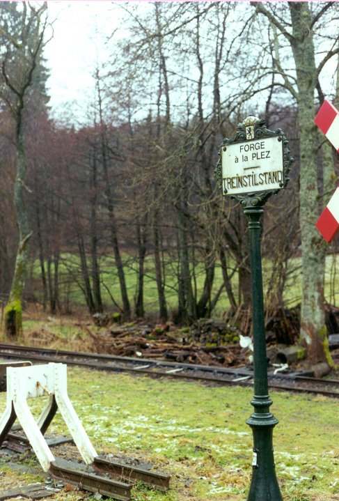 Ardennen, treinstation Forge à La Plez by gerrits