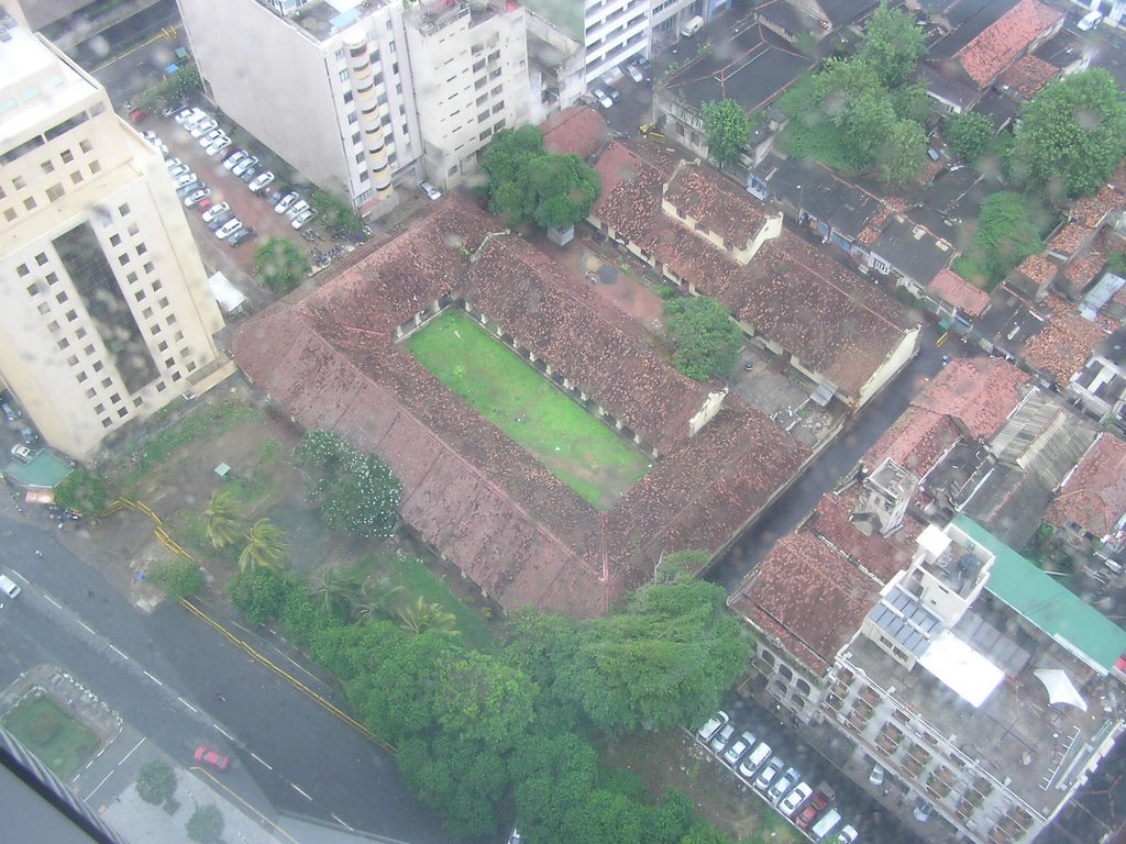 Very old hospital behind WTC by nisalds