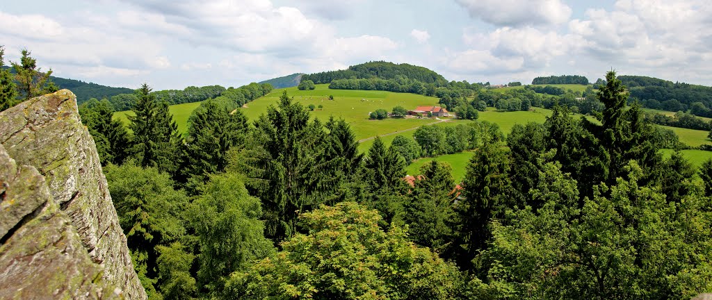 Poppenhausen-Steinwand Blick von der "Steinwand" auf die Maulkuppe by Contessa