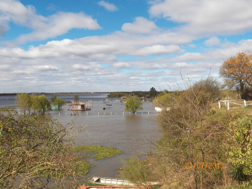 Inundación en Puerto Gaboto, 2013 by martinmmsc2