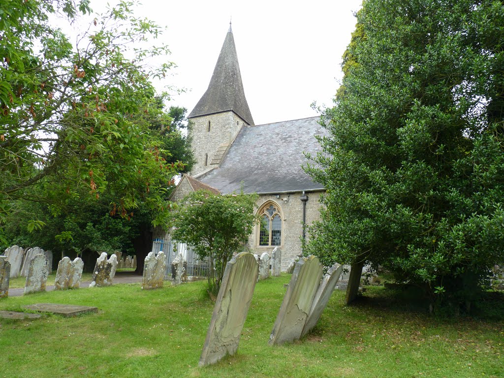 Church of St John the Baptist - Wateringbury by kentpast.co.uk