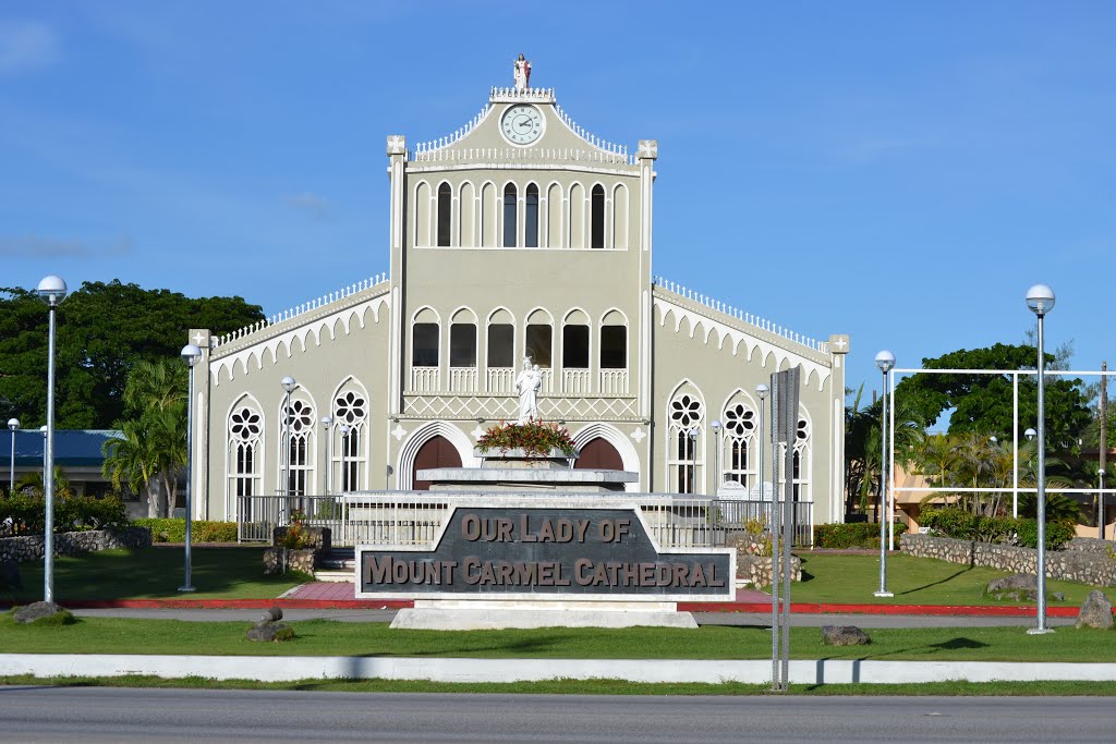 Our Lady of Mount Carme Cathedral Church in Saipan by Karleen Manuel Samuel