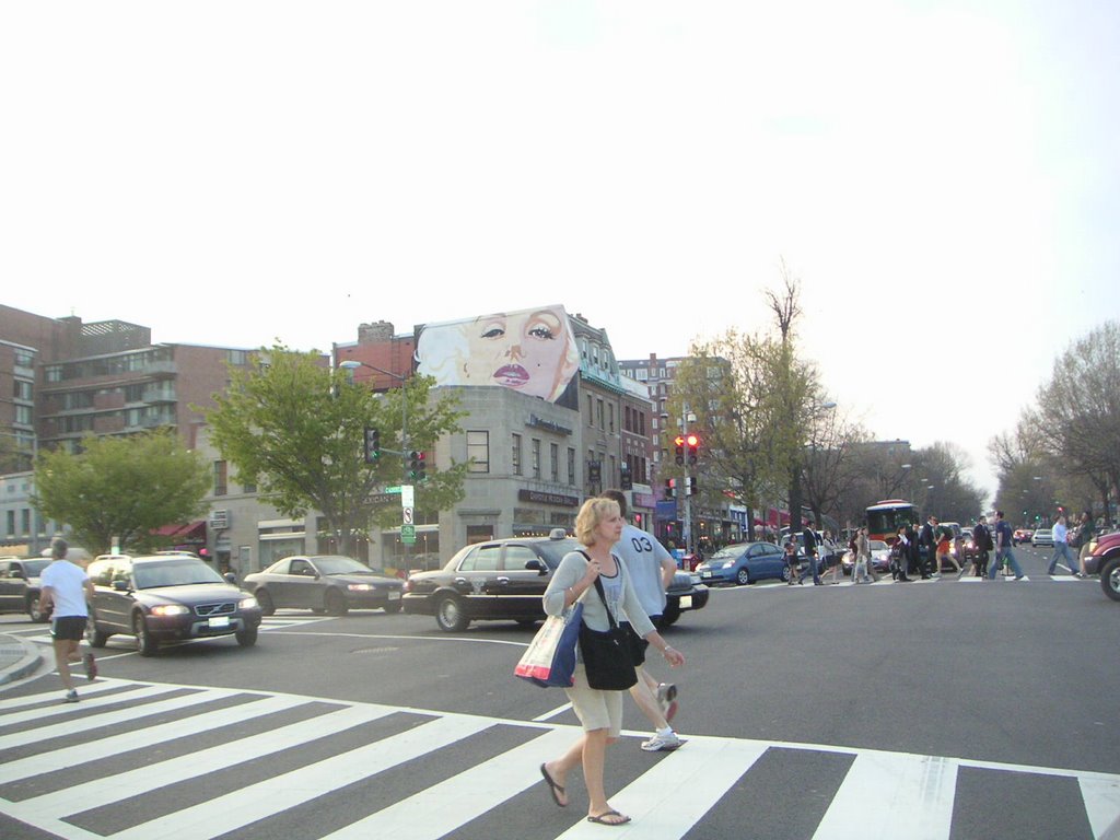 Marilyn Monroe Memorial mural by bullonboyd