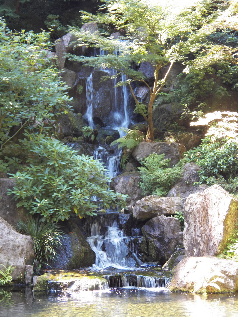 Heavenly Falls, Portland Japanese Garden by Pamela Elbert Poland