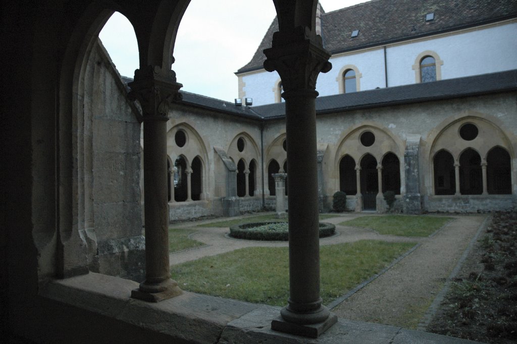 Cloisters, Abbey-Neuchatel by Wakaleo