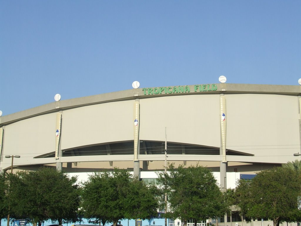 Tropicana Field Outside by bretmarr