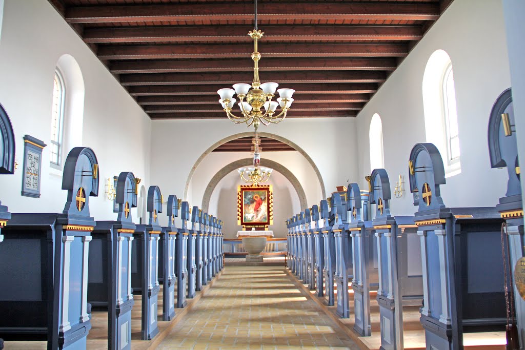 Interiør, Glyngøre Kirke 2013 by jullevis