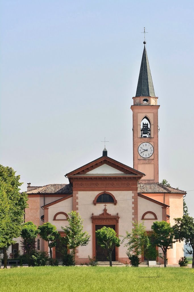 La chiesa di San Vitale martire - Besenzone (PC ) by remoschiavi