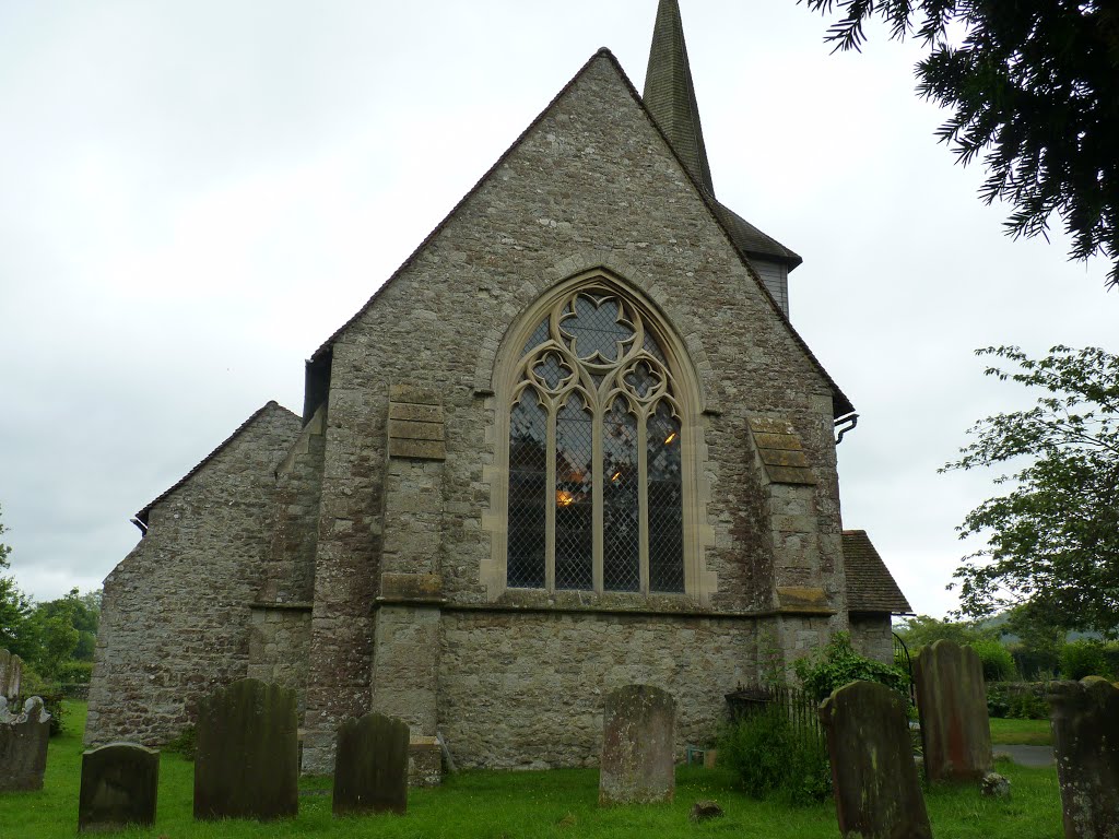 Church of St Nicholas - Otham by kentpast.co.uk