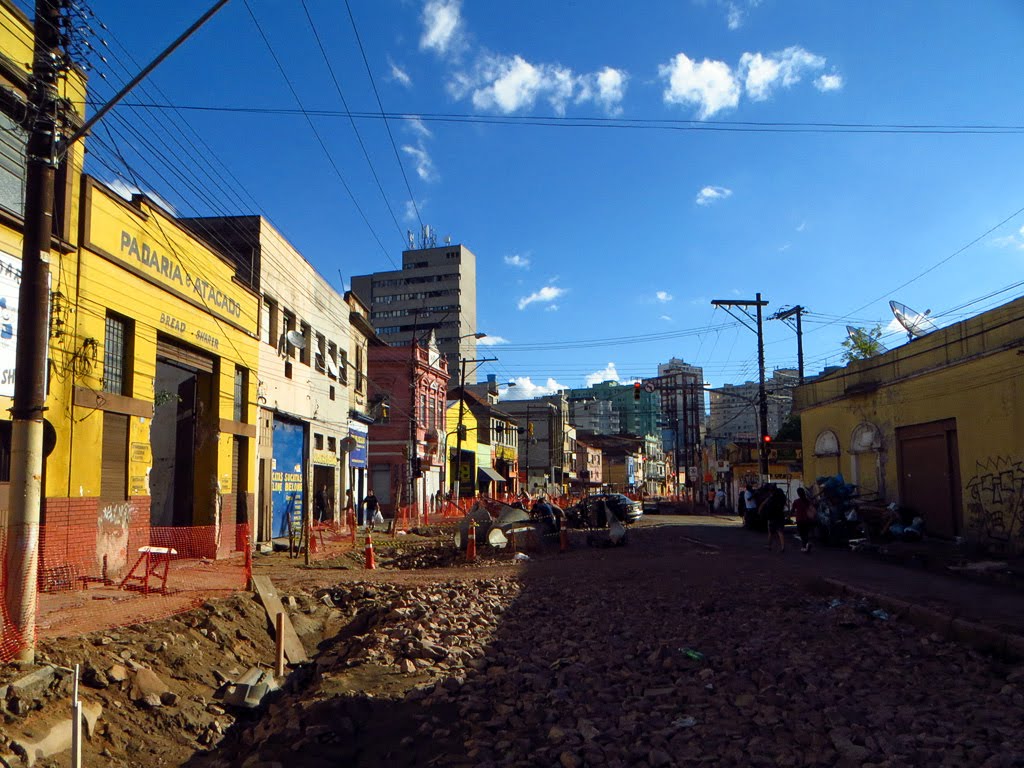 Street in Porto Alegre by CarmelH