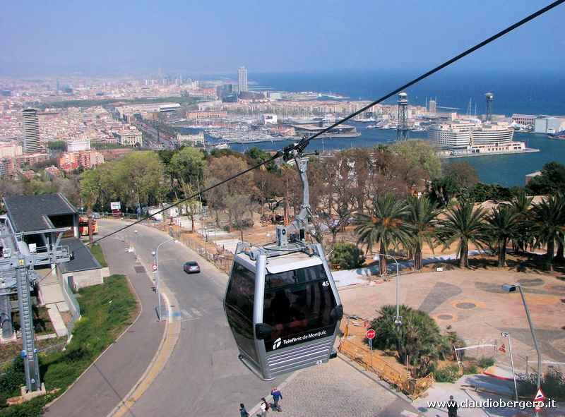 Montjuic teleferic by Claudio Bergero