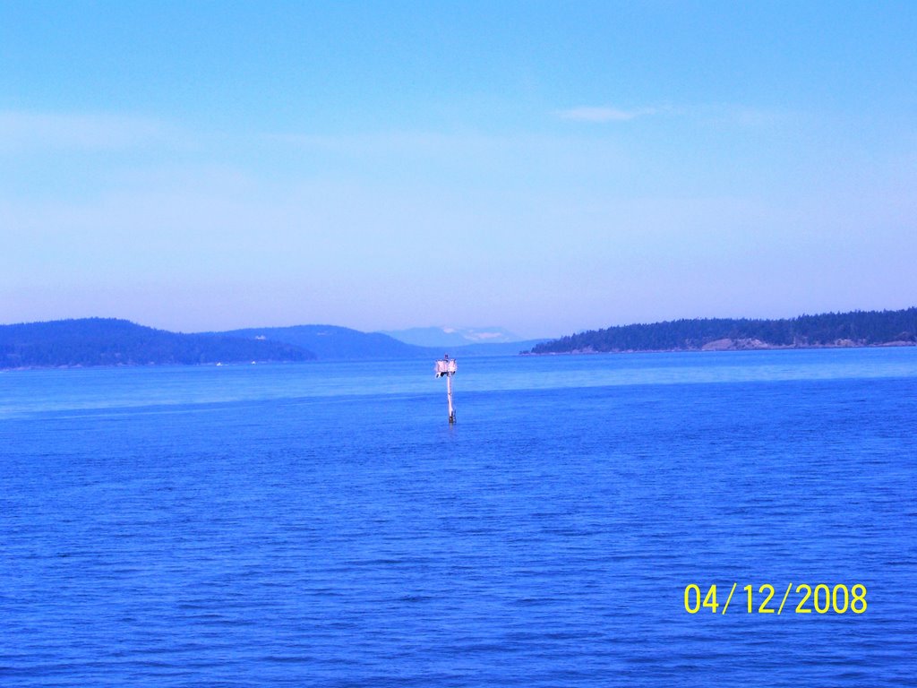 San Juan Island (left) and Shaw Island (right) by Wester