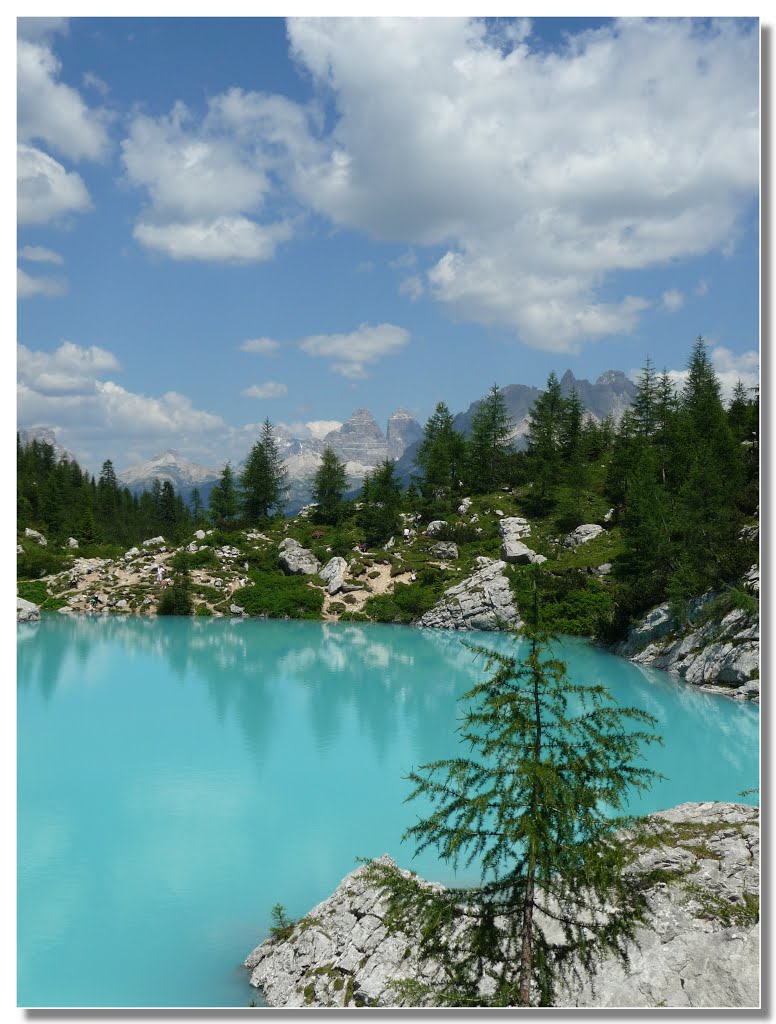 Panorama dal Sorapiss verso le Tre Cime by Rafl