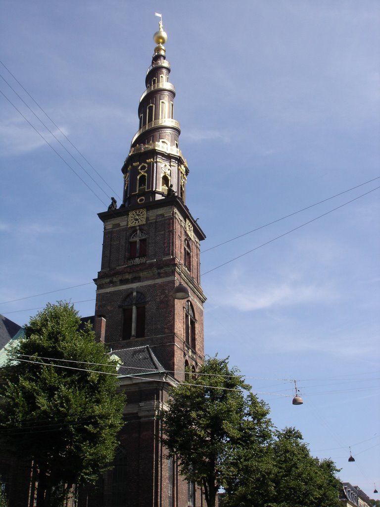 Copenhagen - The tower of Our Saviour by Jens Cederskjold