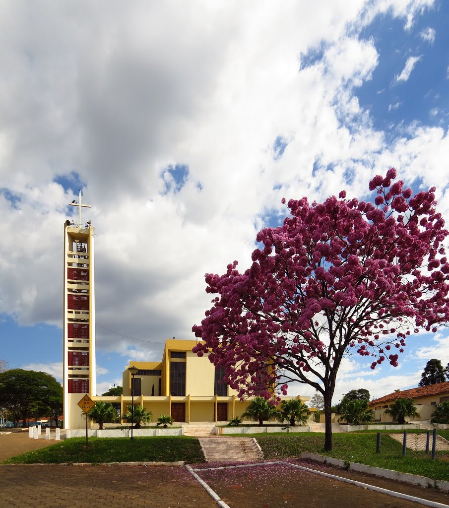 Igreja da Paróquia Santa Maria Goretti e São José Operário em Cidade Gaúcha, PR. by Ricardo Mercadante