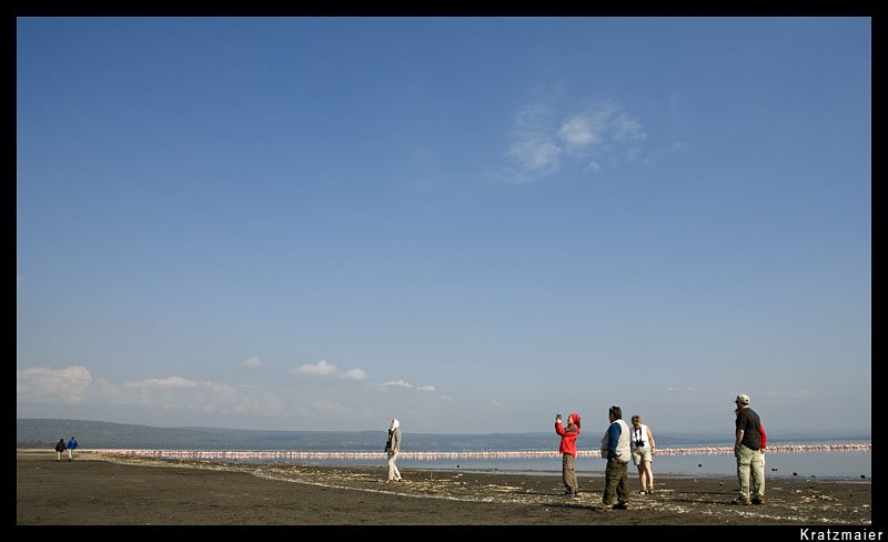 Tourists at Nakuru Kratzmaier by Juan Kratzmaier