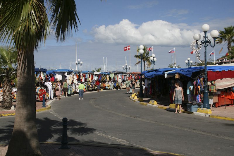 Tourist market, Marigot, more pictures at www.ianandwendy.com/st-martin by isewell