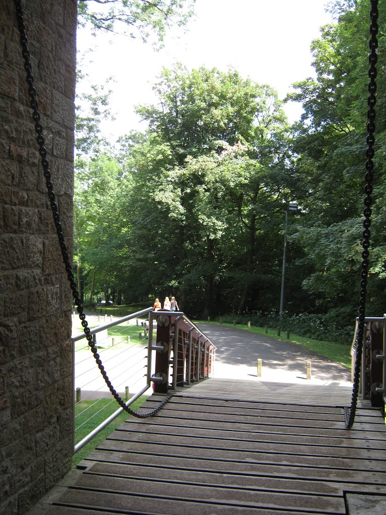 Castell Coch, Drawbridge. by Bob&Anne Powell