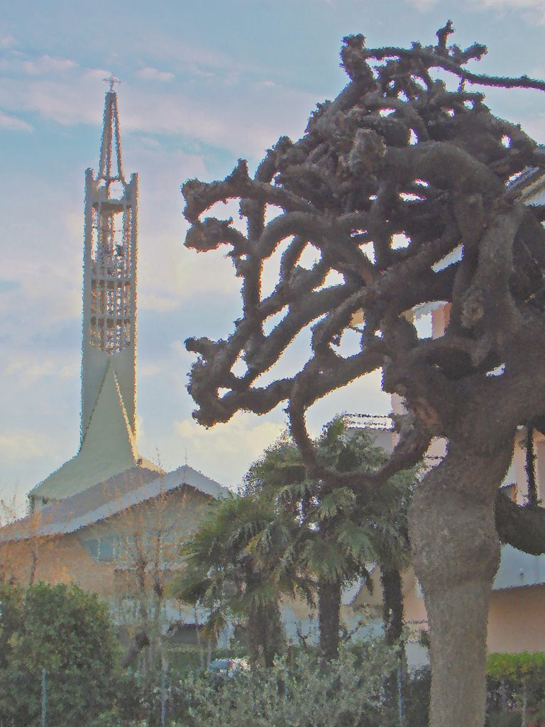 The Church and the Tree by nati2005