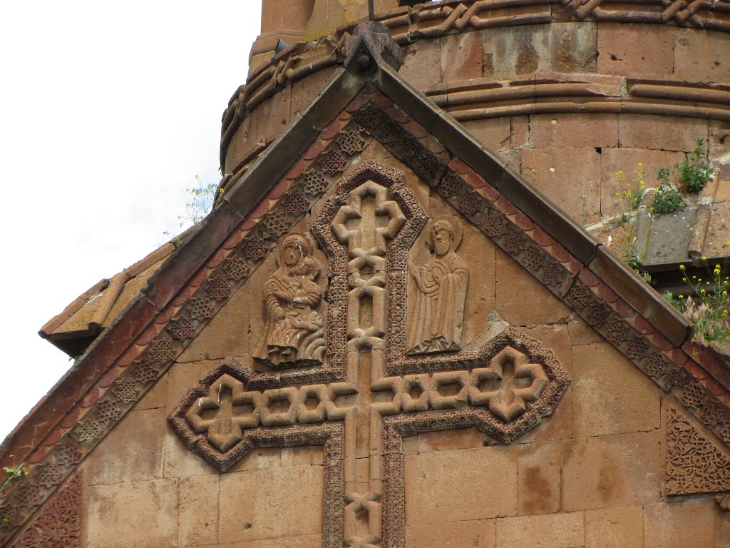 Surb Astvatsatsin church, Yeghvard - Wall ornaments9 by Armen Manukov