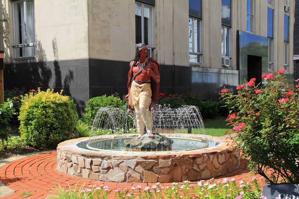 Indian Statue, Williamson West Virginia by jonmac33