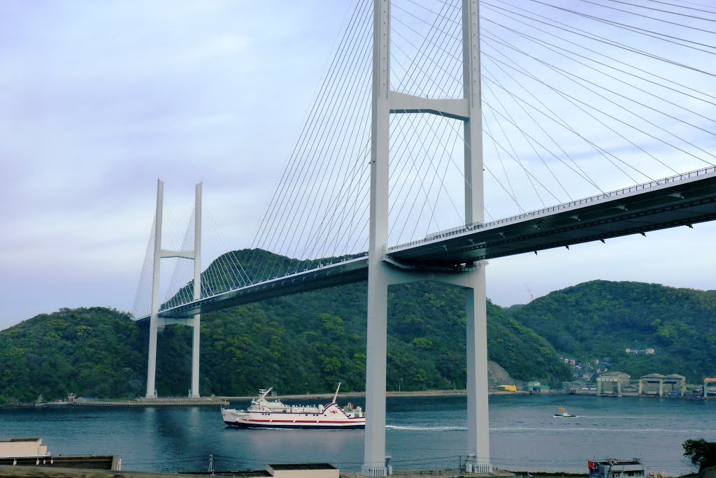 Megami Ohashi Bridge, Nagasaki Japan by Joseph Hollick