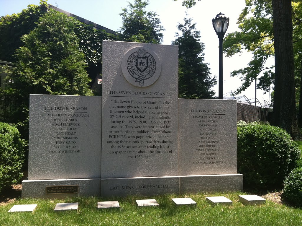 The Seven Blocks of Granite, Fordham University, Bronx, NY by The Traveling...