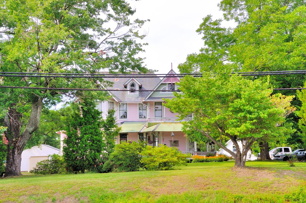 VIRGINIA: SUFFOLK: Victorian Gothic house across the highway from Hillcrest Baptist Church, 1637 Holland Road (U.S. Route 58) by Douglas W. Reynolds, Jr.