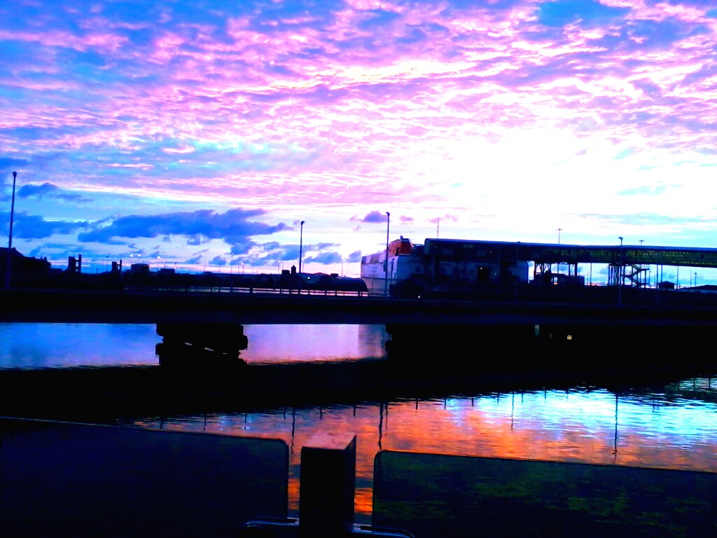 Dawn at holyhead by Liam Potter