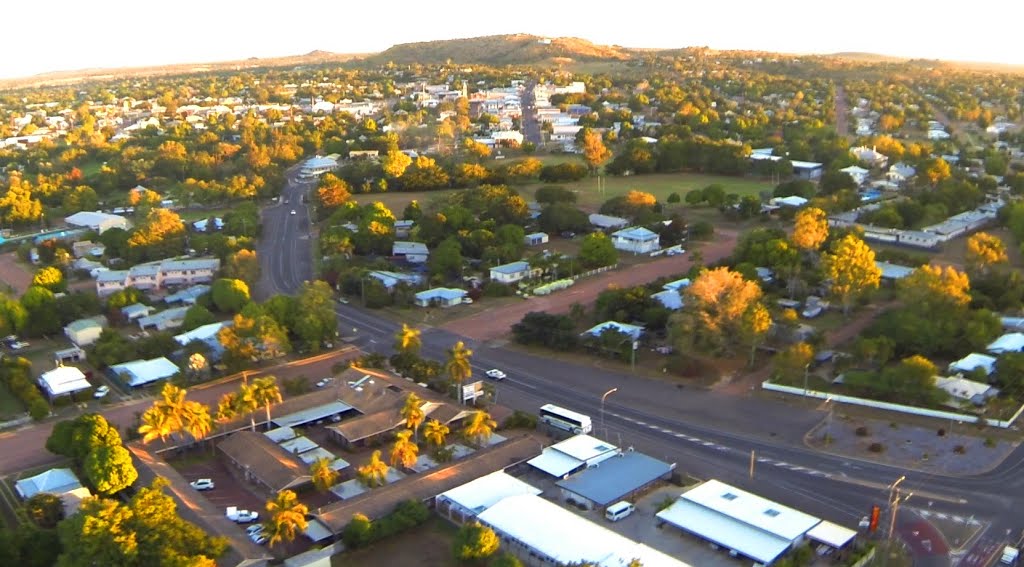 Charters Towers Aerial View by Lobster1