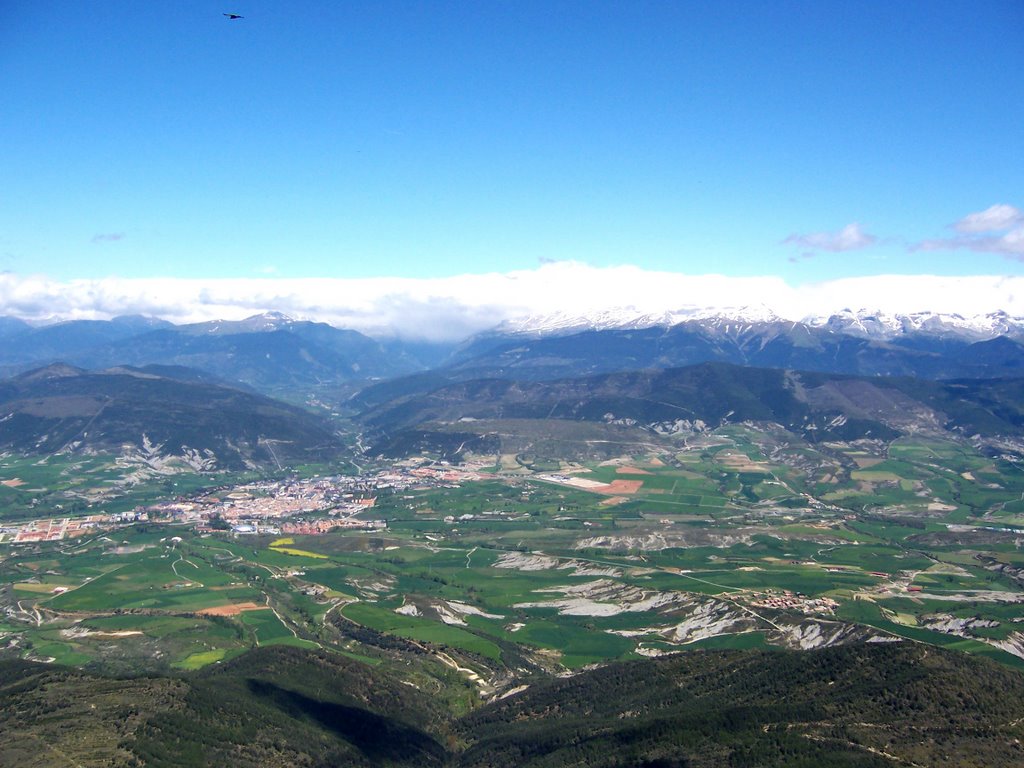 Jaca desde Peña Oroel by José Luis Gómez Lópe…