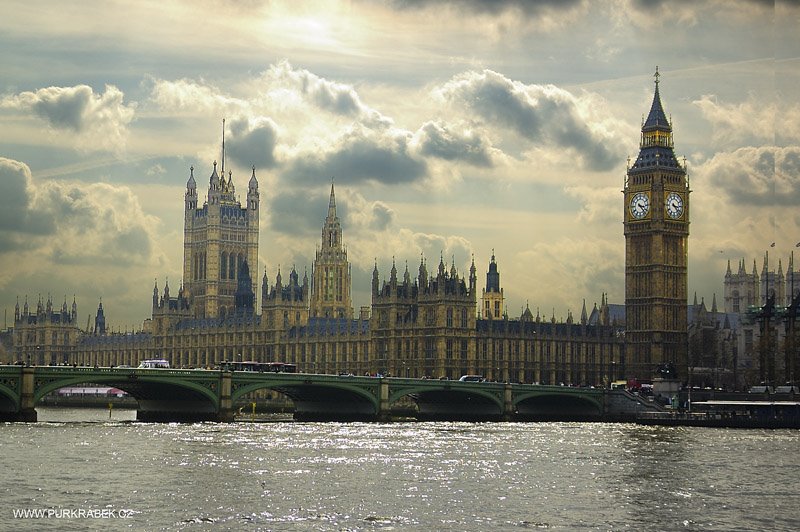 Big Ben, Westminister Hall & House of Parliament by dpurkrabek