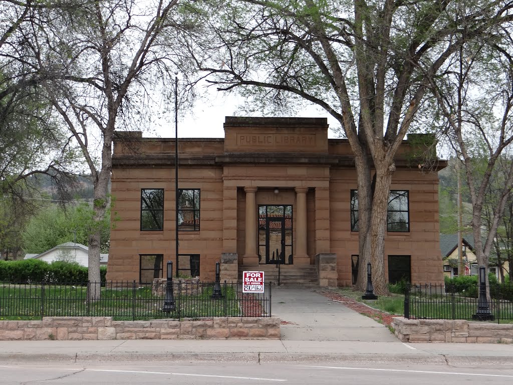 Old Public Library in Hot Springs, SD by Gino Vivi