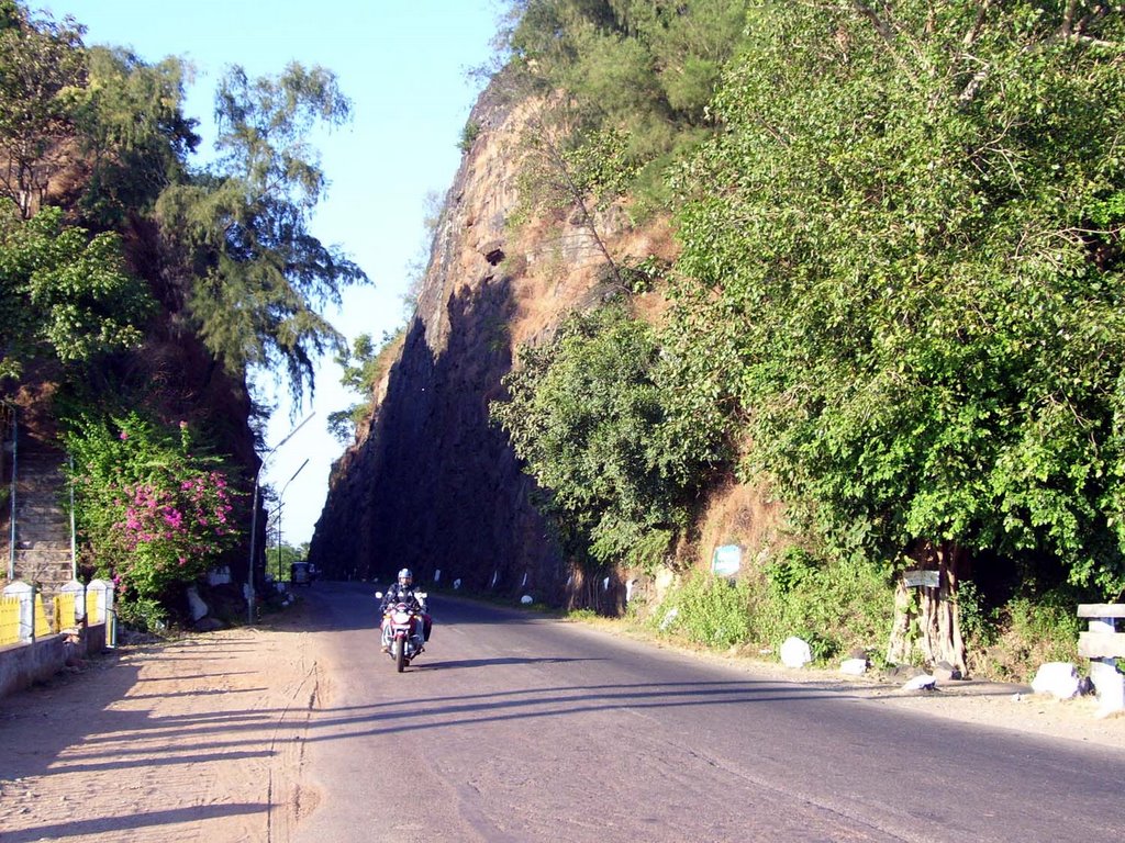 Karwar road after Sadashivgad bridge by Sahasi