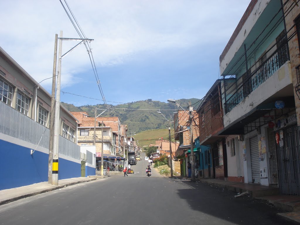 Remate de la calle 51 al occidente, en el chorro del Hato by alejandrino tobon