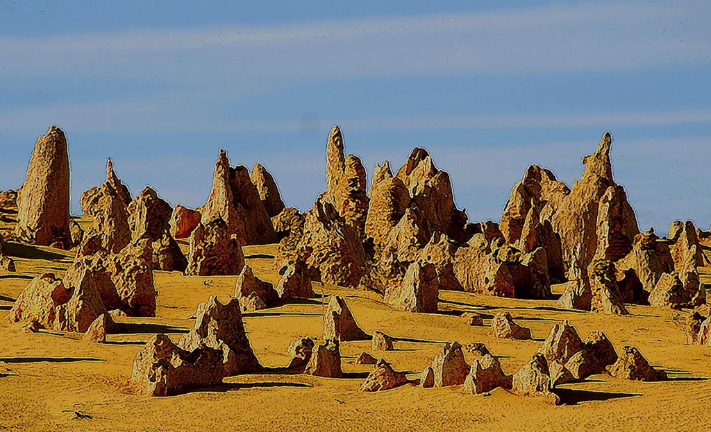 Pinnacles Desert 6 by Johnny Lovesjazz