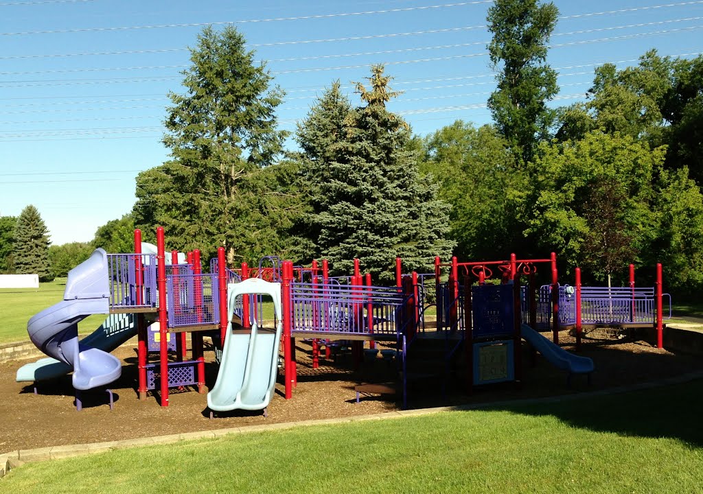 Playground Set - Southern Dupage County Regional Trail, Woodridge, IL by marjoriekubacki