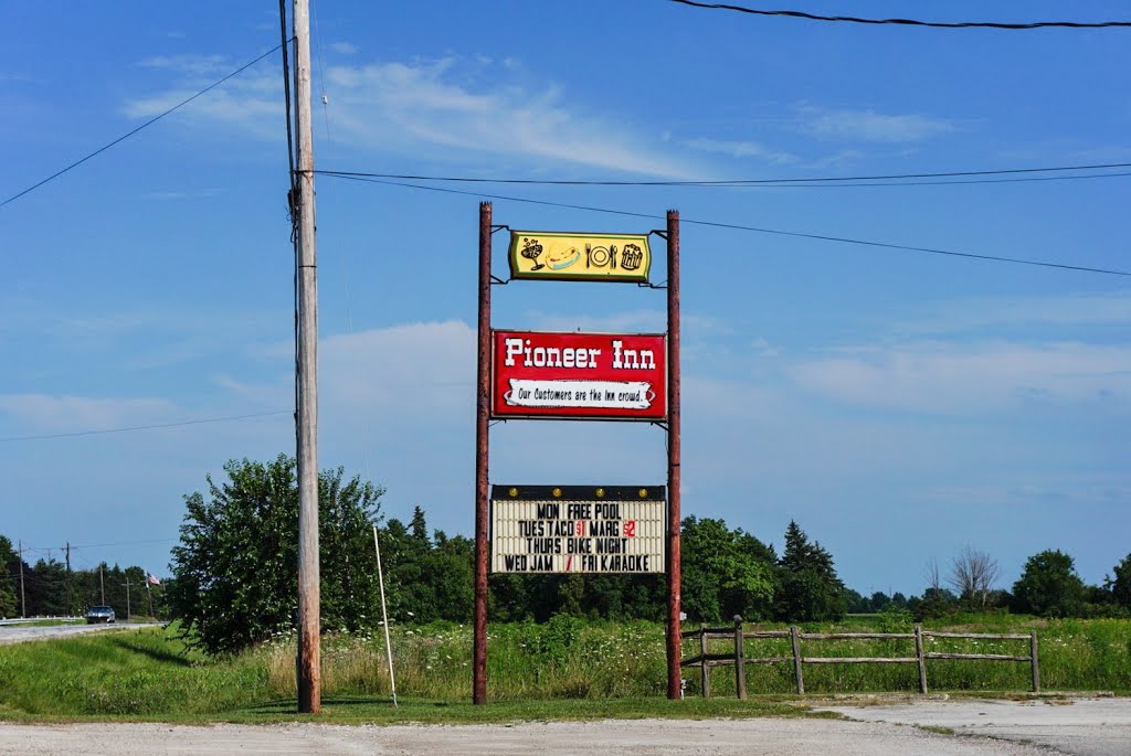 Pioneer Inn road sign by D200DX