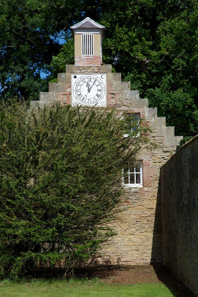 Mellerstain - Dovecot and a Clock dated from 1735. by milan.svanderlik