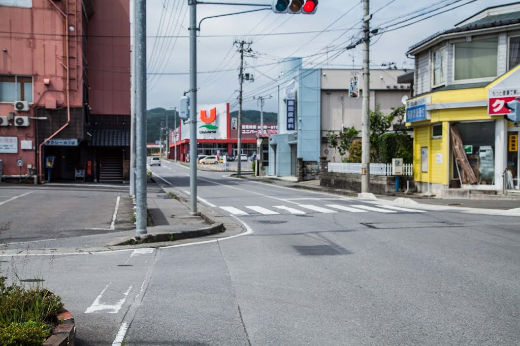 久慈駅東口風景　岩手県久慈市 by nyanta2030