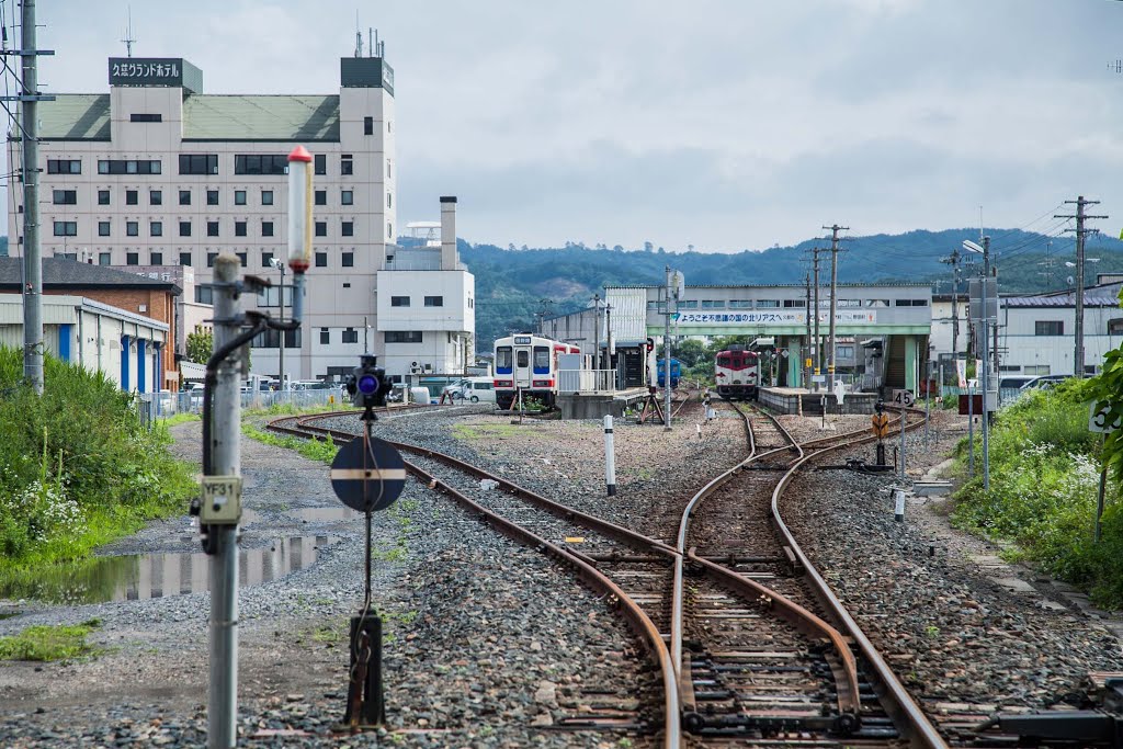 久慈駅全景　岩手県久慈市 by nyanta2030