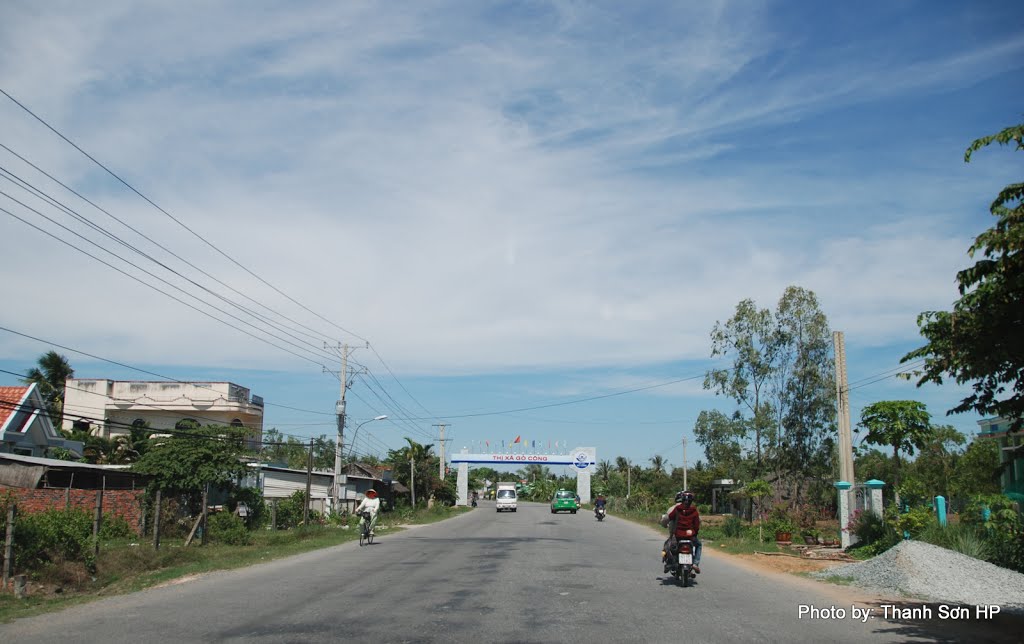 Phong cảnh ven QL50, đoạn qua tx. Gò Công by Nguyễn Thanh Sơn